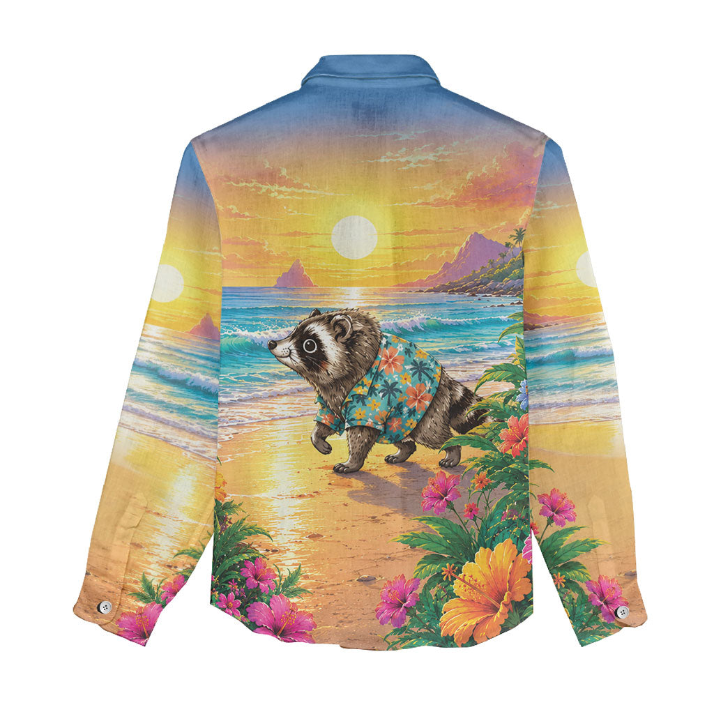 Hot Jimothy Summer Women Casual Shirt Funny Seattle Raccoon