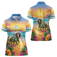 Hot Jimothy Summer Women Polo Shirt Funny Seattle Raccoon