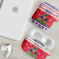 Haiti Christmas AirPods Case Coat Of Arms Jwaye Nwel - Wonder Print Shop