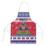 Haiti Christmas Apron Coat Of Arms Jwaye Nwel - Wonder Print Shop
