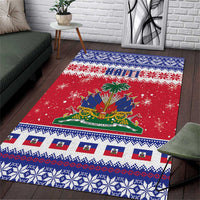 Haiti Christmas Area Rug Coat Of Arms Jwaye Nwel - Wonder Print Shop