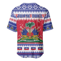 Haiti Christmas Baseball Jersey Coat Of Arms Jwaye Nwel - Wonder Print Shop