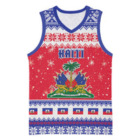 Haiti Christmas Basketball Jersey Coat Of Arms Jwaye Nwel - Wonder Print Shop