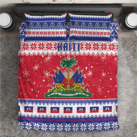 Haiti Christmas Bedding Set Coat Of Arms Jwaye Nwel - Wonder Print Shop