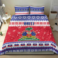 Haiti Christmas Bedding Set Coat Of Arms Jwaye Nwel - Wonder Print Shop