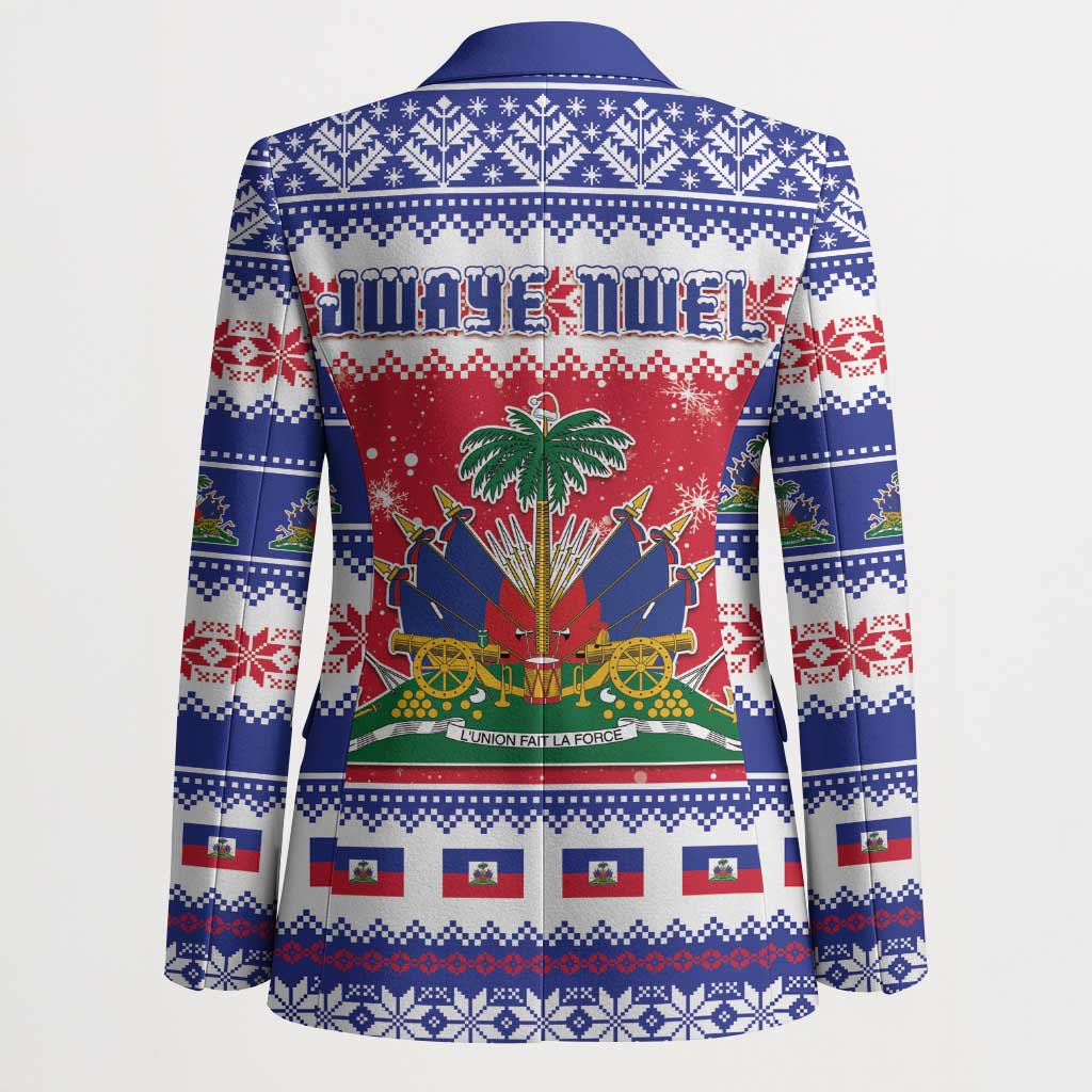 Haiti Christmas Blazer Coat Of Arms Jwaye Nwel - Wonder Print Shop