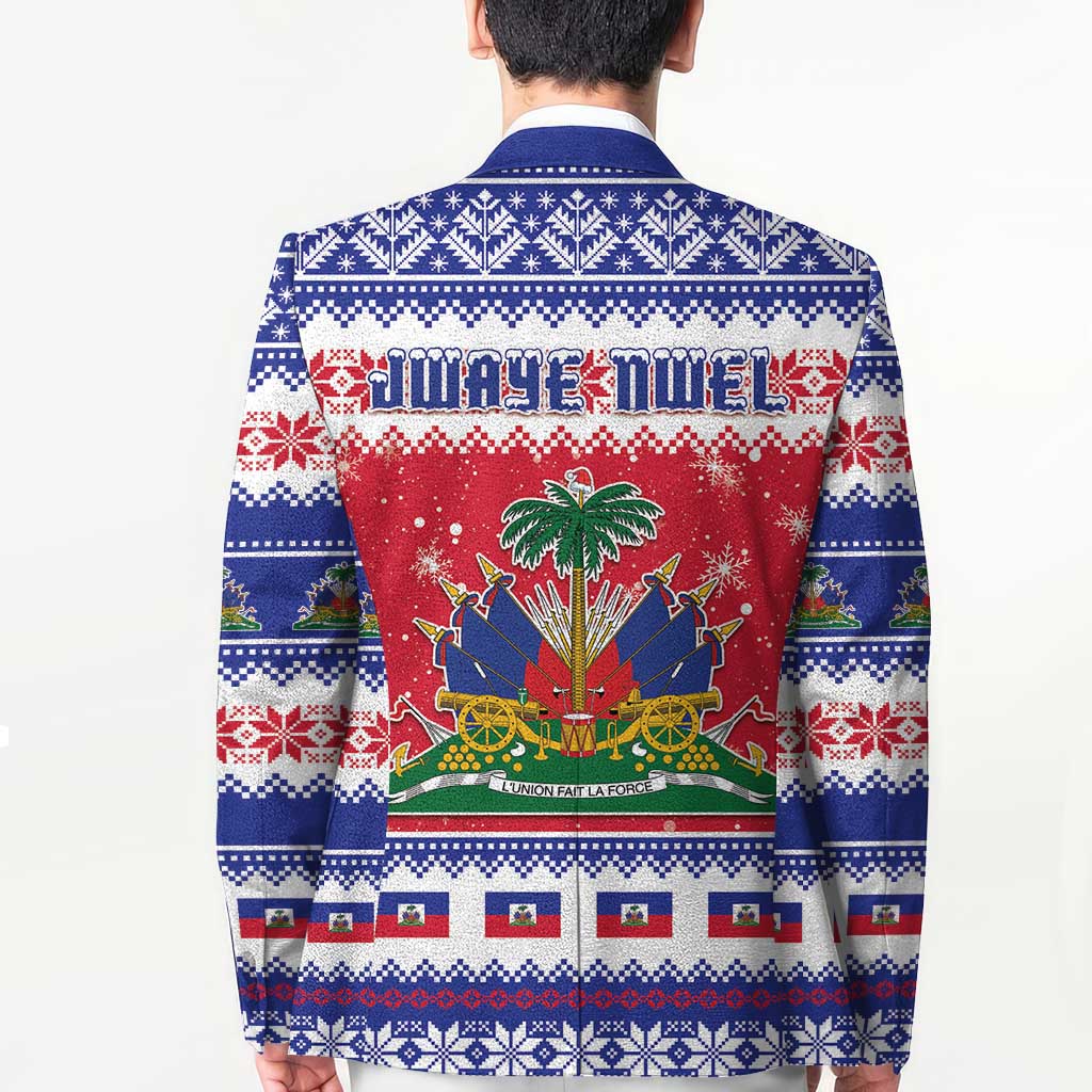 Haiti Christmas Blazer Coat Of Arms Jwaye Nwel - Wonder Print Shop