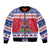 Haiti Christmas Bomber Jacket Coat Of Arms Jwaye Nwel - Wonder Print Shop
