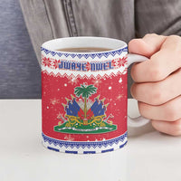 Haiti Christmas Ceramic Mug Coat Of Arms Jwaye Nwel - Wonder Print Shop