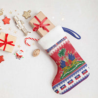 Haiti Christmas Stocking Coat Of Arms Jwaye Nwel - Wonder Print Shop