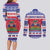 Haiti Christmas Couples Matching Long Sleeve Bodycon Dress and Long Sleeve Button Shirt Coat Of Arms Jwaye Nwel - Wonder Print Shop