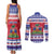 Haiti Christmas Couples Matching Tank Maxi Dress and Long Sleeve Button Shirt Coat Of Arms Jwaye Nwel - Wonder Print Shop