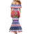 Haiti Christmas Family Matching Mermaid Dress and Hawaiian Shirt Coat Of Arms Jwaye Nwel - Wonder Print Shop