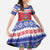 Haiti Christmas Family Matching Off The Shoulder Long Sleeve Dress and Hawaiian Shirt Coat Of Arms Jwaye Nwel - Wonder Print Shop