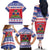 Haiti Christmas Family Matching Off The Shoulder Long Sleeve Dress and Hawaiian Shirt Coat Of Arms Jwaye Nwel - Wonder Print Shop
