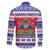 Haiti Christmas Family Matching Off Shoulder Maxi Dress and Hawaiian Shirt Coat Of Arms Jwaye Nwel - Wonder Print Shop