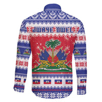 Haiti Christmas Family Matching Short Sleeve Bodycon Dress and Hawaiian Shirt Coat Of Arms Jwaye Nwel - Wonder Print Shop