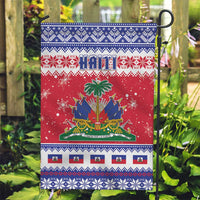 Haiti Christmas Garden Flag Coat Of Arms Jwaye Nwel - Wonder Print Shop