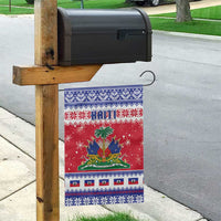 Haiti Christmas Garden Flag Coat Of Arms Jwaye Nwel - Wonder Print Shop