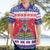 Haiti Christmas Hawaiian Shirt Coat Of Arms Jwaye Nwel - Wonder Print Shop