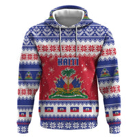 Haiti Christmas Hoodie Coat Of Arms Jwaye Nwel - Wonder Print Shop