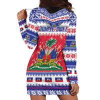 Haiti Christmas Hoodie Dress Coat Of Arms Jwaye Nwel - Wonder Print Shop