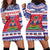 Haiti Christmas Hoodie Dress Coat Of Arms Jwaye Nwel - Wonder Print Shop