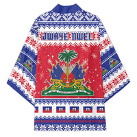 Haiti Christmas Kimono Coat Of Arms Jwaye Nwel - Wonder Print Shop