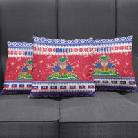 Haiti Christmas Pillow Cover Coat Of Arms Jwaye Nwel - Wonder Print Shop
