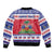 Haiti Christmas Sleeve Zip Bomber Jacket Coat Of Arms Jwaye Nwel - Wonder Print Shop