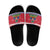Haiti Christmas Slide Sandals Coat Of Arms Jwaye Nwel - Wonder Print Shop