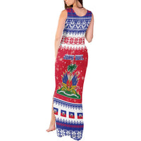 Haiti Christmas Tank Maxi Dress Coat Of Arms Jwaye Nwel - Wonder Print Shop
