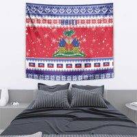 Haiti Christmas Tapestry Coat Of Arms Jwaye Nwel - Wonder Print Shop