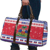 Haiti Christmas Travel Bag Coat Of Arms Jwaye Nwel - Wonder Print Shop