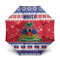 Haiti Christmas Umbrella Coat Of Arms Jwaye Nwel - Wonder Print Shop