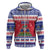Haiti Christmas Zip Hoodie Coat Of Arms Jwaye Nwel - Wonder Print Shop