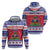 Haiti Christmas Zip Hoodie Coat Of Arms Jwaye Nwel - Wonder Print Shop