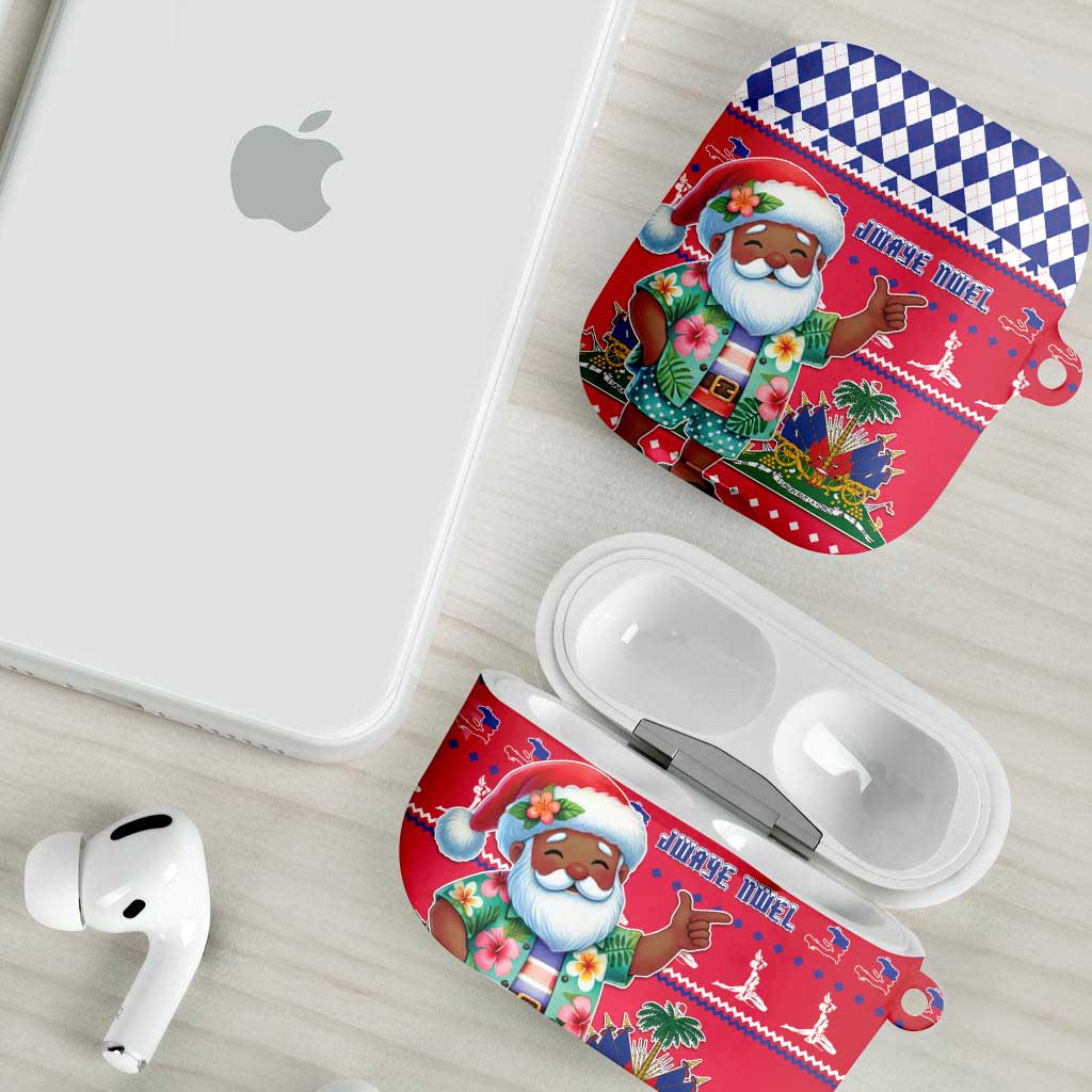 Haiti Christmas AirPods Case Haitian Santa Jwaye Nwel - Wonder Print Shop