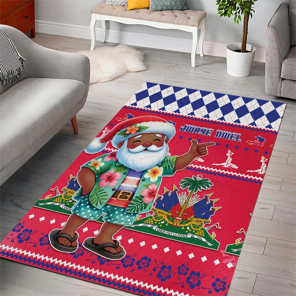 Haiti Christmas Area Rug Haitian Santa Jwaye Nwel - Wonder Print Shop
