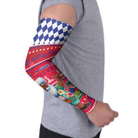 Haiti Christmas Arm Sleeves Haitian Santa Jwaye Nwel - Wonder Print Shop