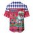 Haiti Christmas Baseball Jersey Haitian Santa Jwaye Nwel - Wonder Print Shop