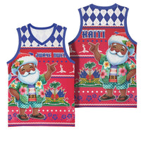 Haiti Christmas Basketball Jersey Haitian Santa Jwaye Nwel - Wonder Print Shop