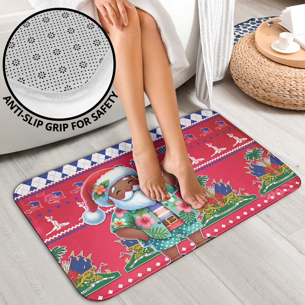 Haiti Christmas Bathroom Set Haitian Santa Jwaye Nwel - Wonder Print Shop