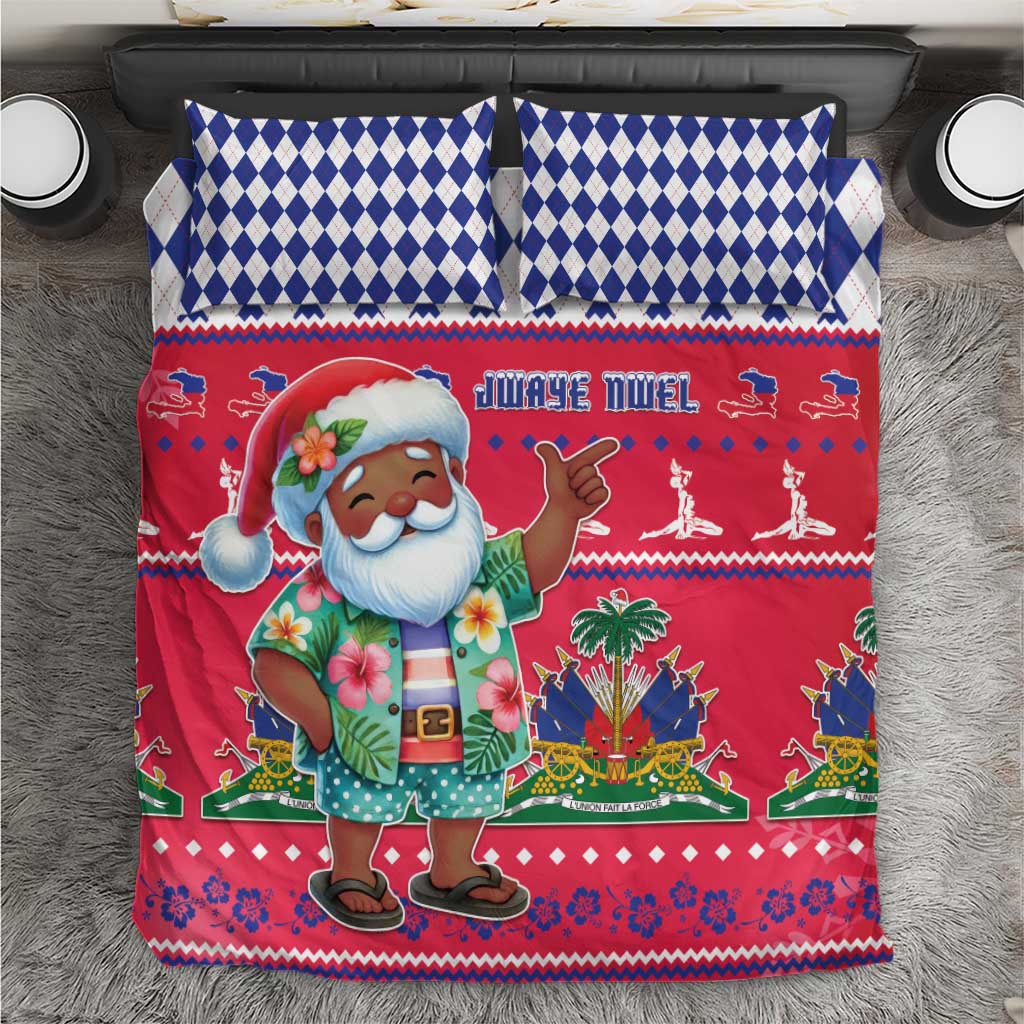 Haiti Christmas Bedding Set Haitian Santa Jwaye Nwel - Wonder Print Shop