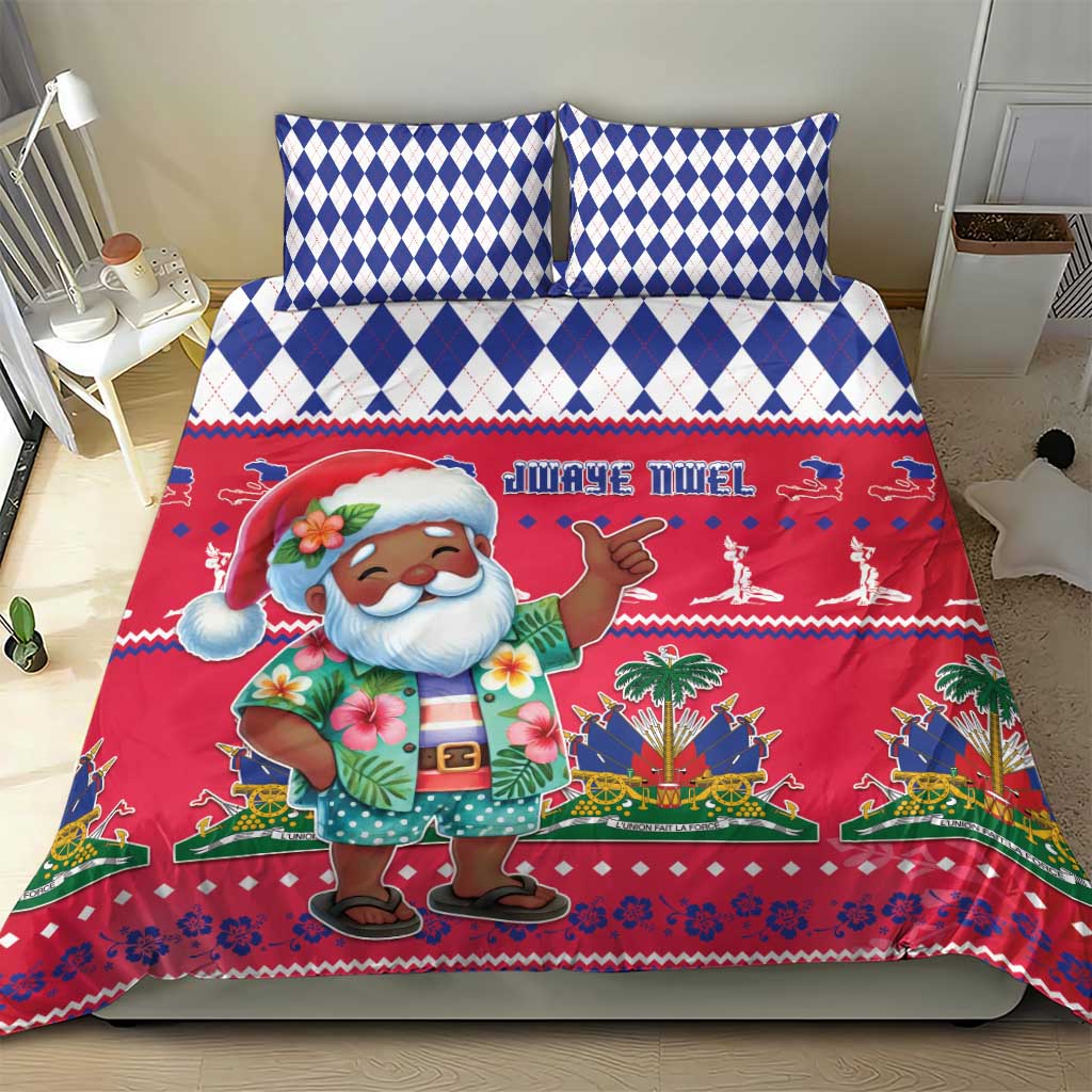 Haiti Christmas Bedding Set Haitian Santa Jwaye Nwel - Wonder Print Shop