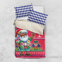 Haiti Christmas Bedding Set Haitian Santa Jwaye Nwel - Wonder Print Shop