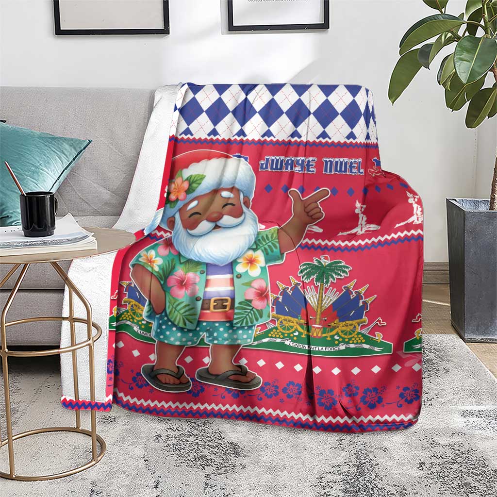 Haiti Christmas Blanket Haitian Santa Jwaye Nwel - Wonder Print Shop