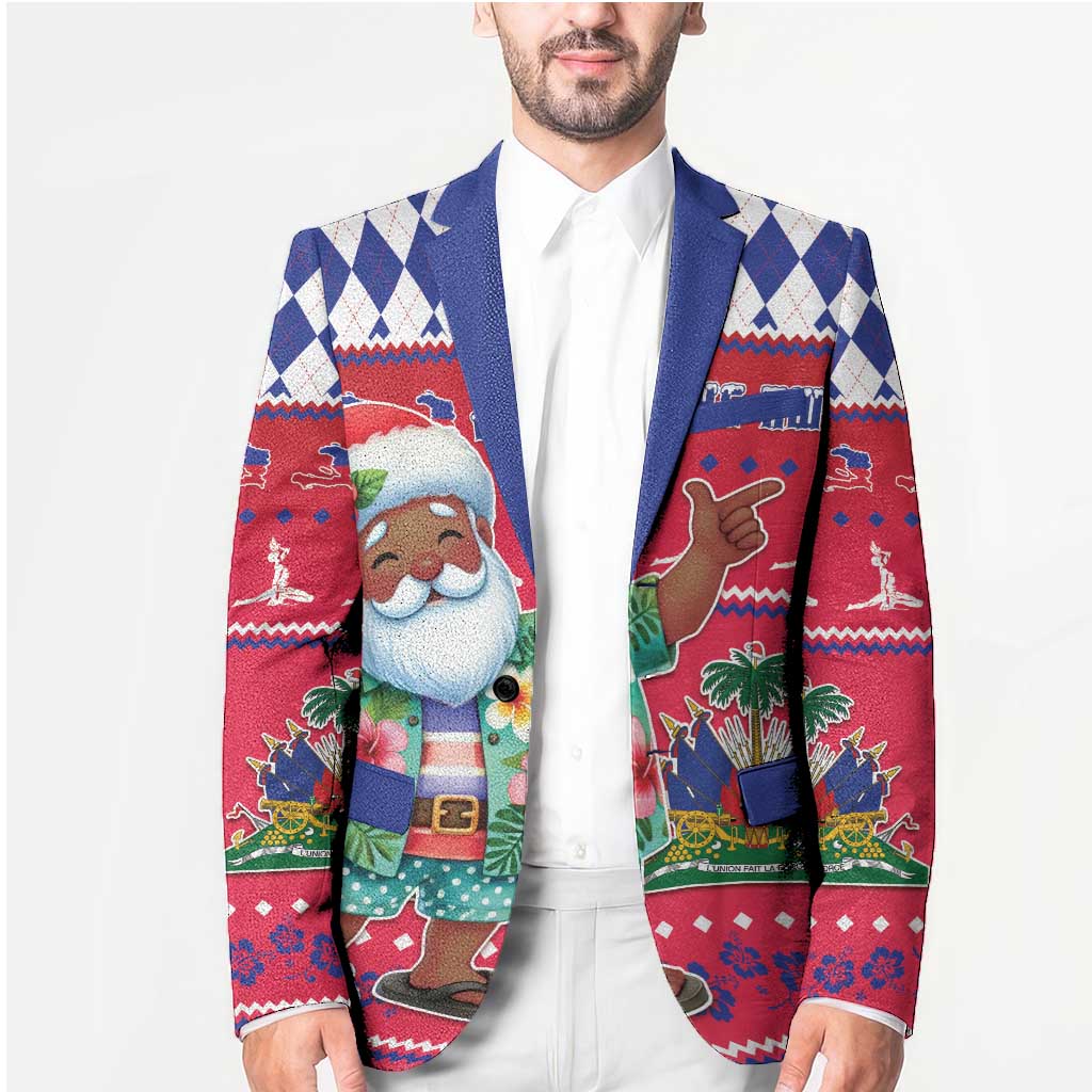 Haiti Christmas Blazer Haitian Santa Jwaye Nwel - Wonder Print Shop