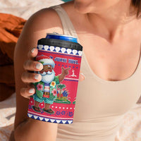 Haiti Christmas 4 in 1 Can Cooler Tumbler Haitian Santa Jwaye Nwel - Wonder Print Shop
