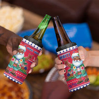 Haiti Christmas 4 in 1 Can Cooler Tumbler Haitian Santa Jwaye Nwel - Wonder Print Shop